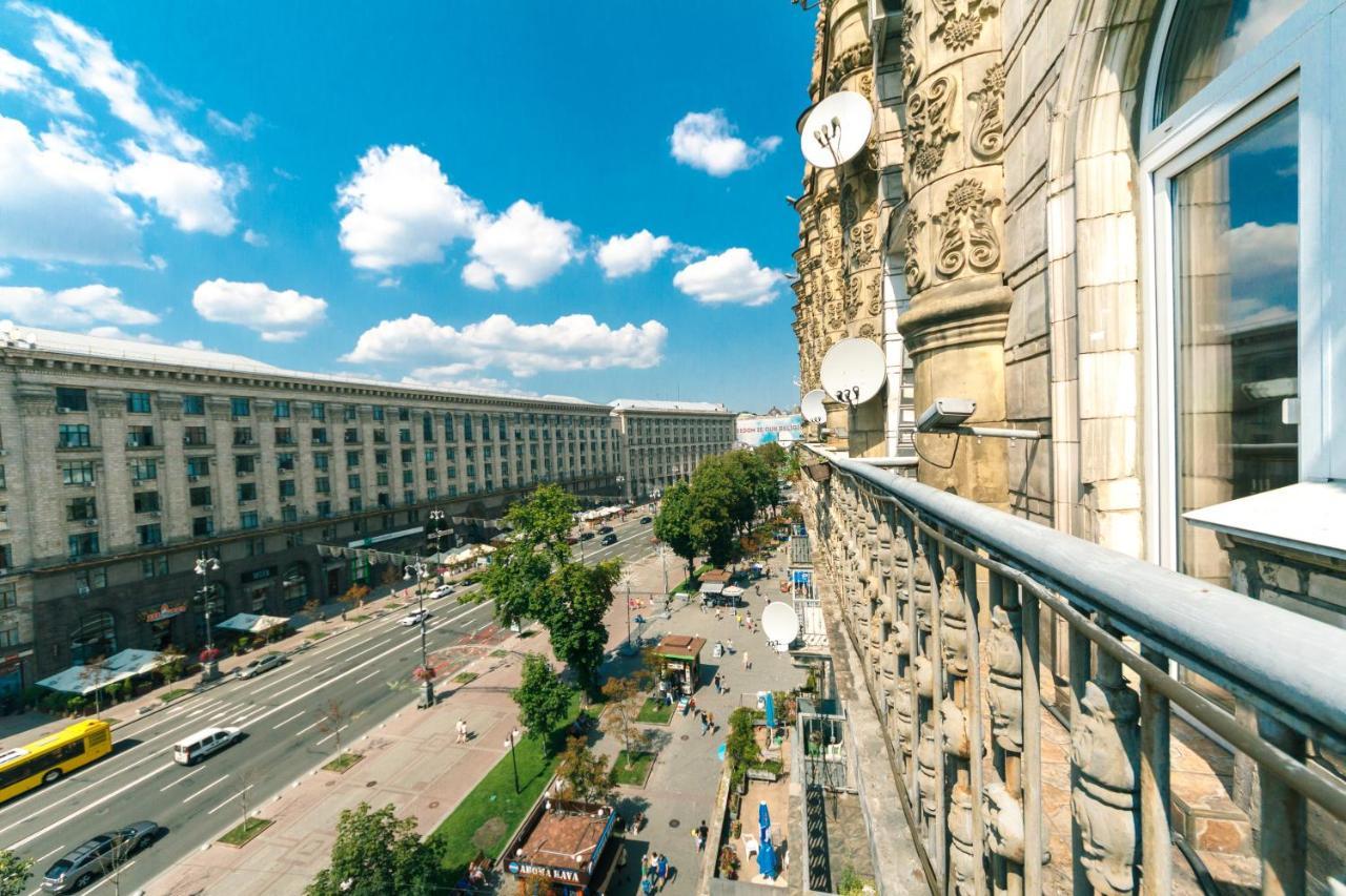 Квартира На Крещатике Kijev Kültér fotó